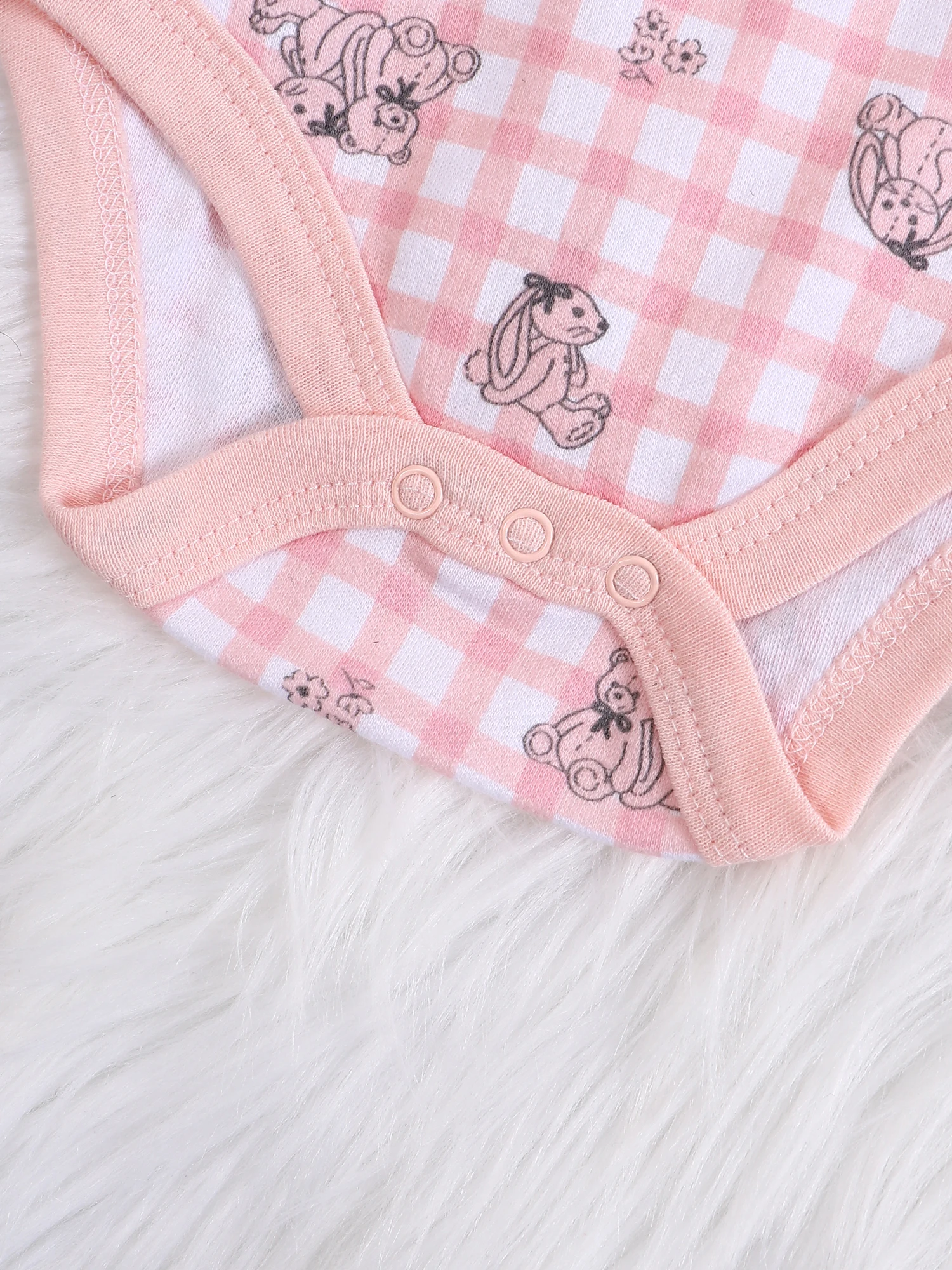 Baby Girl Onesies Newborn Baby Girl Clothing 3PCS Long-Sleeved Autumn and Spring Clothing with Cute Puppy Patterns 0-9 Month 6