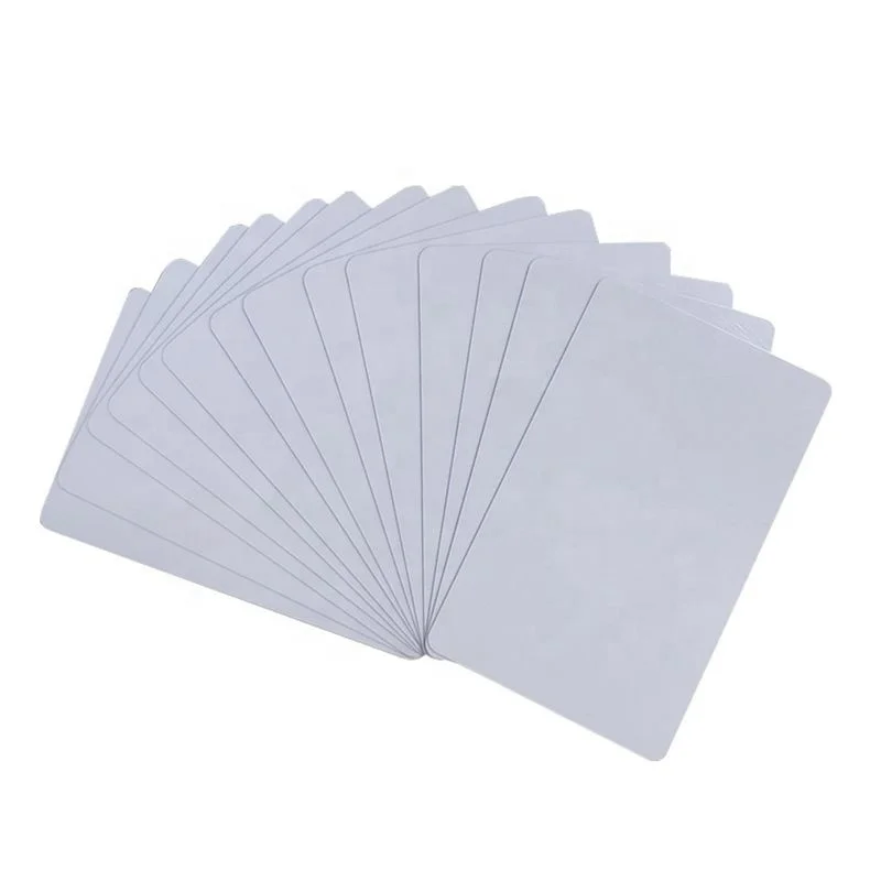 custom Quality Dye Sublimation Printable Blank White PVC Card