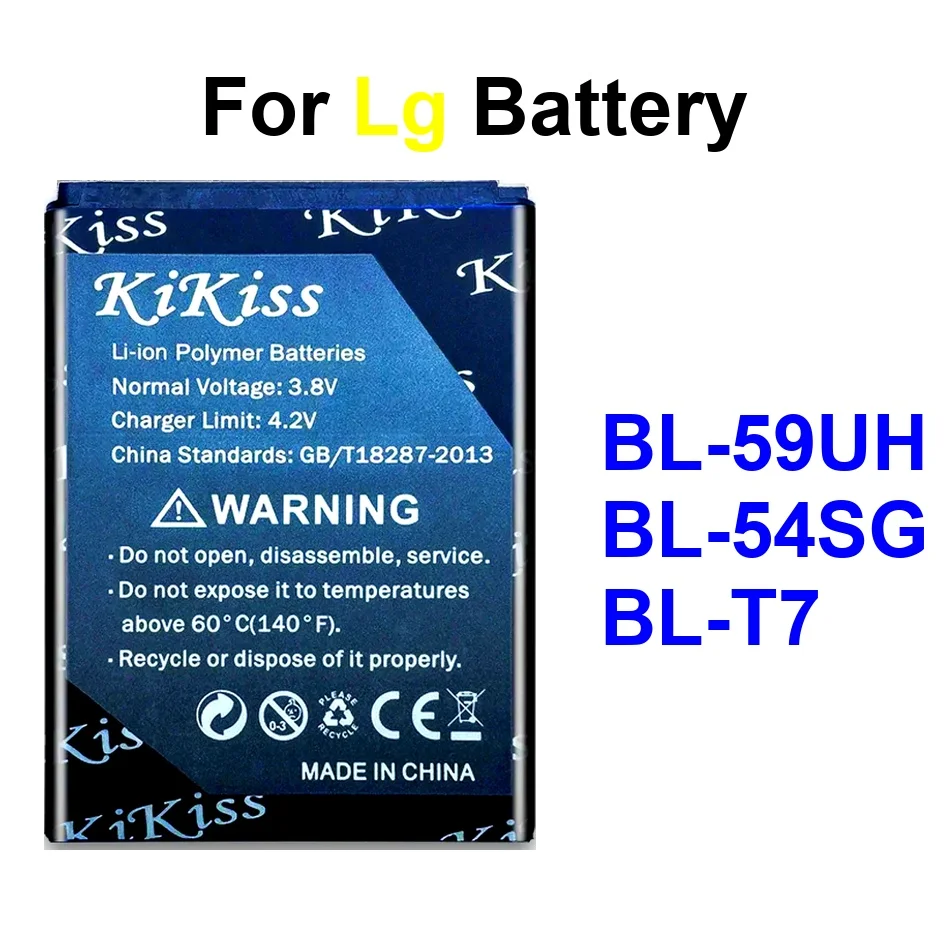 

Аккумулятор для мобильного телефона с длительным сроком службы BL-54SG BL-T7 BL-59UH 3100-4300 мАч для LG Optimus G2 D800 D801 D802 F320 Mini