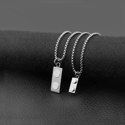 2023 New Lego Granular Necklace Hip Hop Versatile Couple Collar Chain Stainless Steel Necklace Gift Wholesale