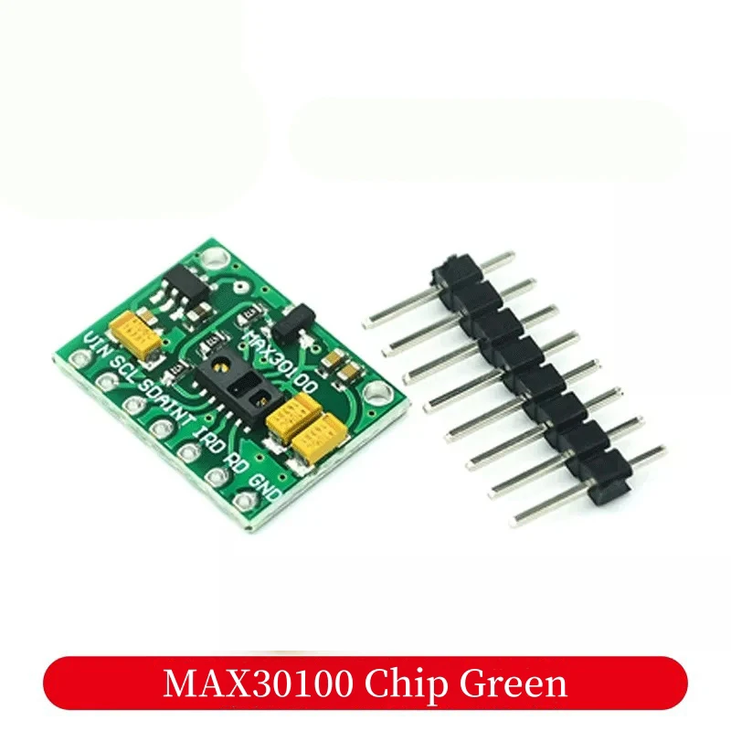 2~100Pcs MAX30102 MAX30100 Heart Rate Blood Oxygen Sensor Module Heart Rate Blood Oxygen Sensor Heart Rate Module