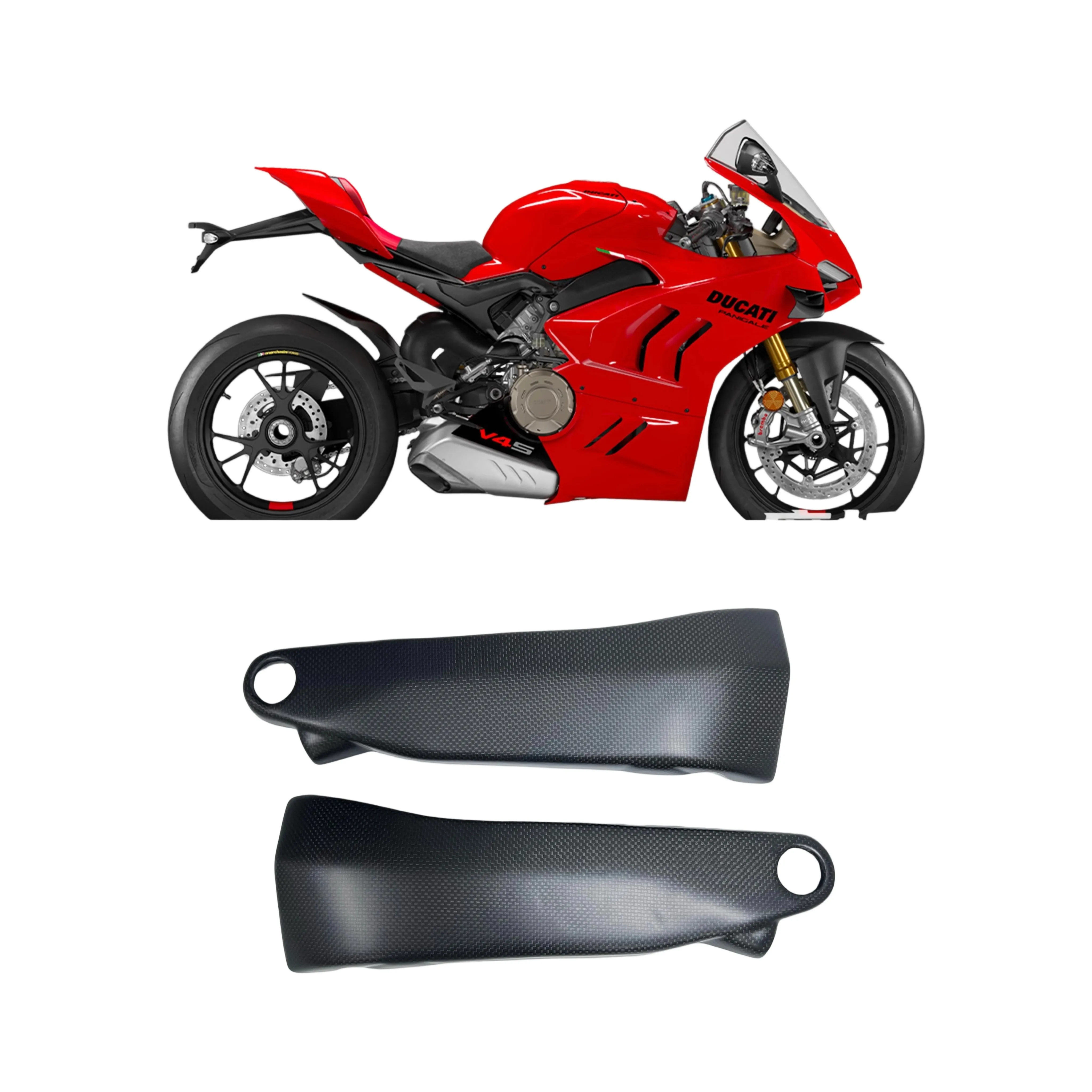 

For DUCATI Panigale V4 V4S V4R Streetfighter V4 V4S 18-23 3K 100% Carbon Fiber Motorcycle Accessories Side Panels Frame Covers