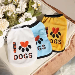 Pet stylish thin breathable sleeveless vest, love for dogs and cats, universal anti slip sleeve for comfortable and dry clothes