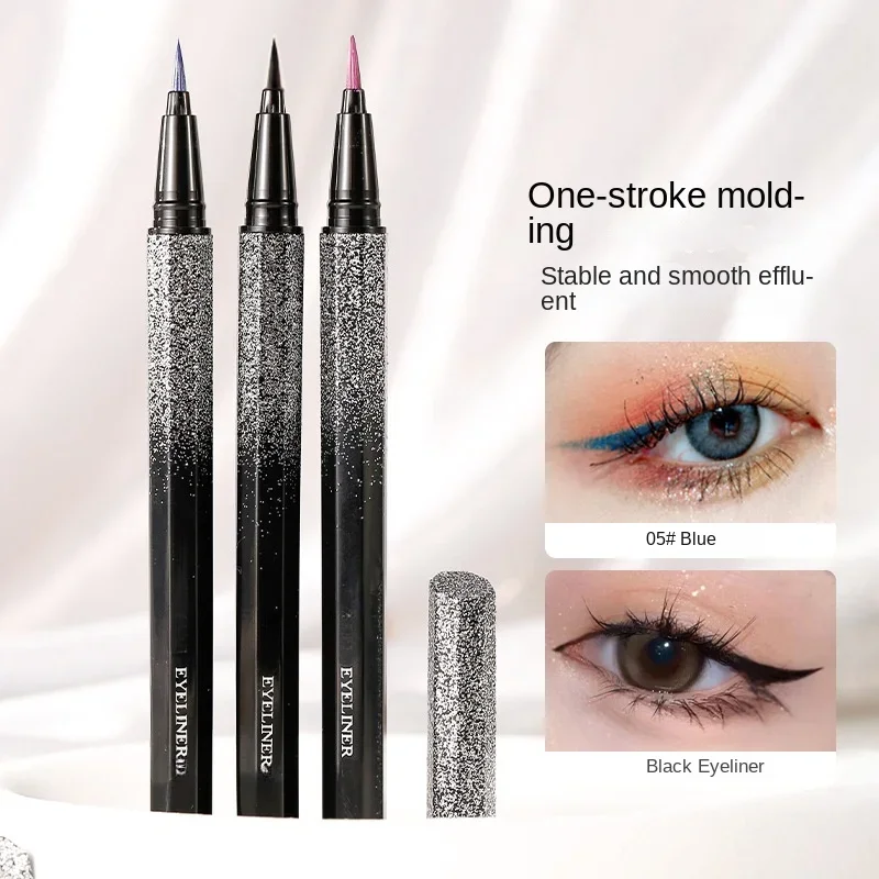 

EOEKKY Liquid Eyeliner Long-lasting Waterproof Smudge Proof Eyeliner Pen Women Glitter Eyeliner