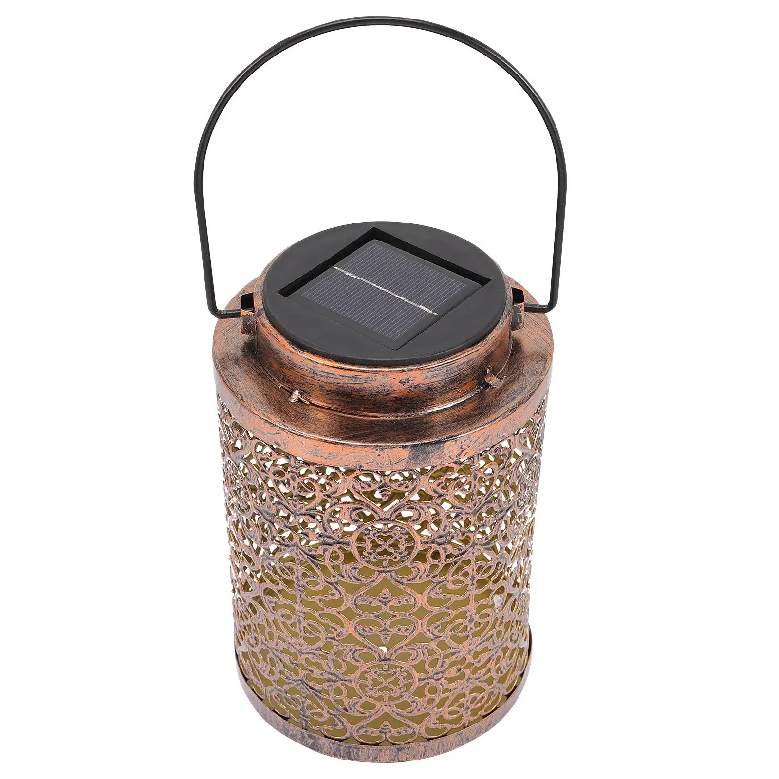 

Solar Outdoor Lantern Portable Wall Hanging Tree Mountable Vintage Style Garden Light for Patio Yard Decoration Solar Lanterns