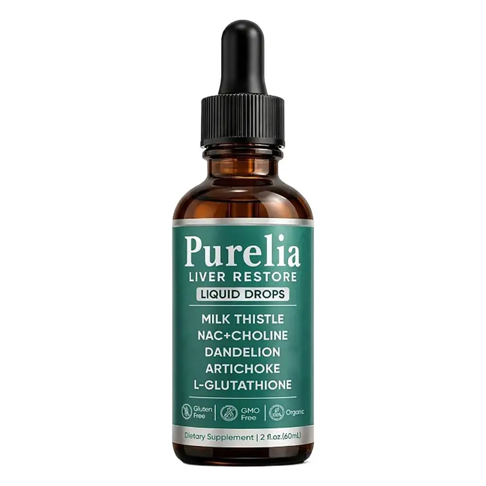Kräuter-Nahrungsergänzungsmittel-Tropfen 60ml Mariendistel Glutathion NAC Cholin Artischocke Löwenzahn Flüssigformel für das tägliche Wohlbefinden von Erwachsenen – Detail 1