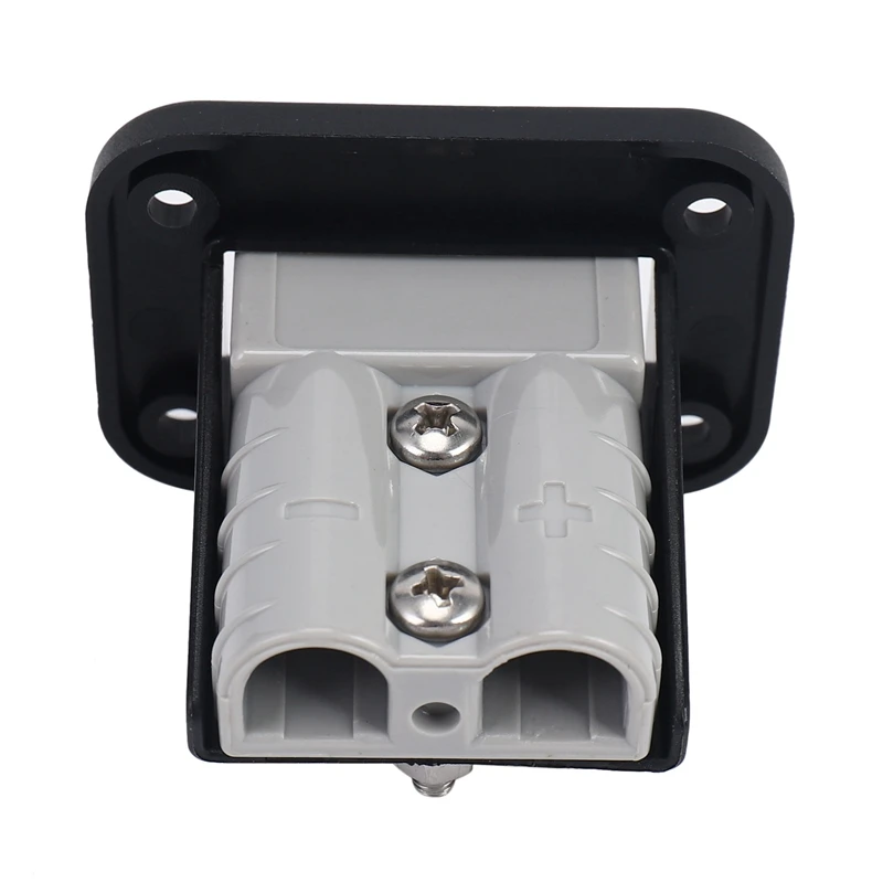 4X Flush Mount 50 Amp Anderson Plug Mounting Bracket Panel Cover For Caravan Camper Boat Truck