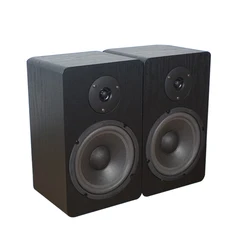 6.5 Inch 4ohm Bookshelf Speaker Two-Way HiFi Passive Speaker Fever Wooden Speaker Surround Home Theater Speaker Sound Box KTV