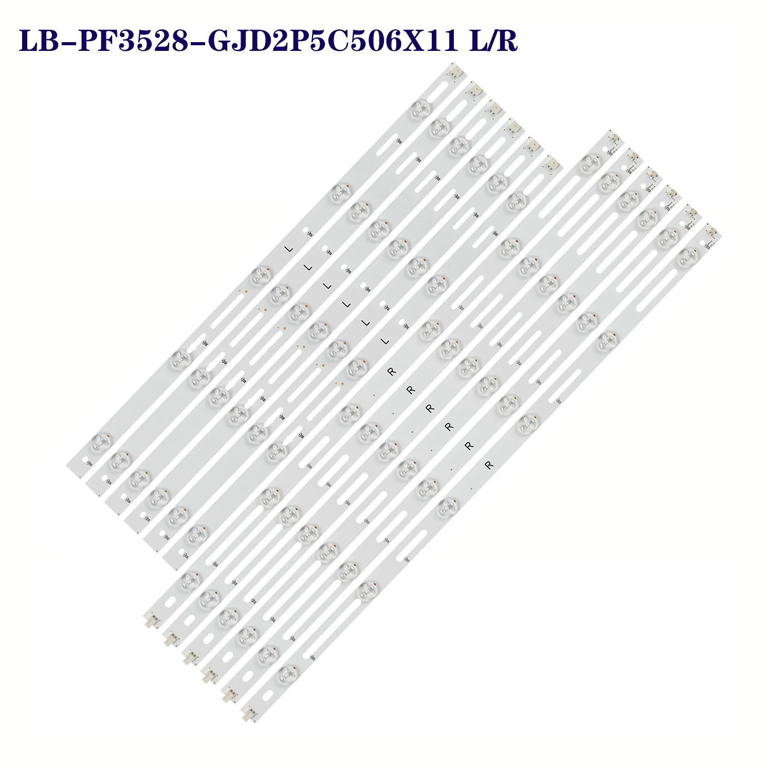 Strip lampu latar LED untuk strip 500TT56 500TT55 50PFL6340/T3 50PFL6540 TPT500DK-QS1 50PFK4509/12 50PFA4509 50PFA4509