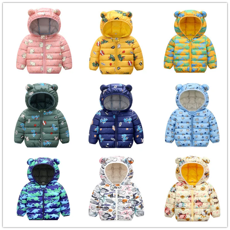 

children down cotton-padded jacket of new fund of 2023 autumn winters is private baby child brief paragraph coat clothes