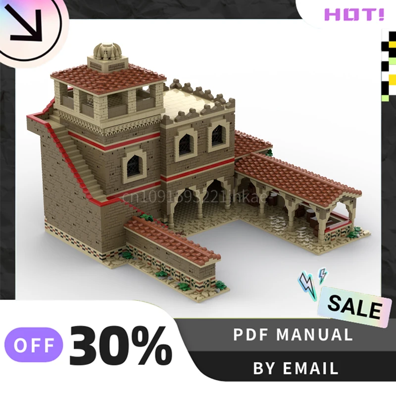 [5712 個] カスタマイズされた MOC アーチェリーレンジクリエイティブビルディングブロックセット STEM 教育玩具建設モデルキット誕生日ギフト