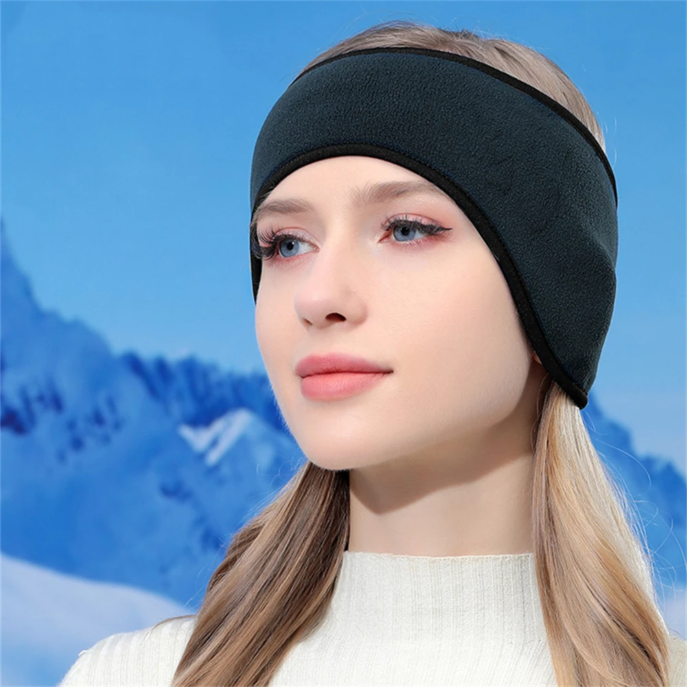 Diadema con protección para los oídos, cinturón de protección para la frente de lana para invierno, cubierta para la cabeza cálida y resistente al frío, 1 ud.