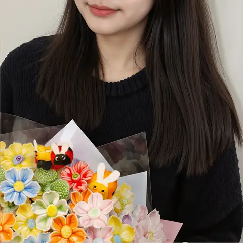 सिरेमिक फूल कृत्रिम फूल हस्तनिर्मित नकली फूल रचनात्मक पुष्प घर सजावट पार्टी शादी उद्यान सजावट वेलेंटाइन दिवस उपहार 12 best sales चीनी मिट्टी के फूल - №9