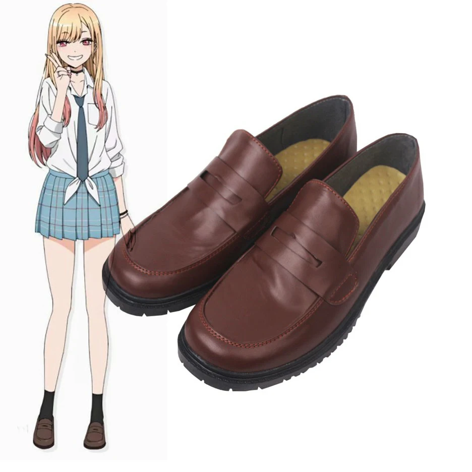 Kitagawa Marin Cosplay Anime My Dress Up Darling Kitagawa Marin Cosplay Shoes School Women