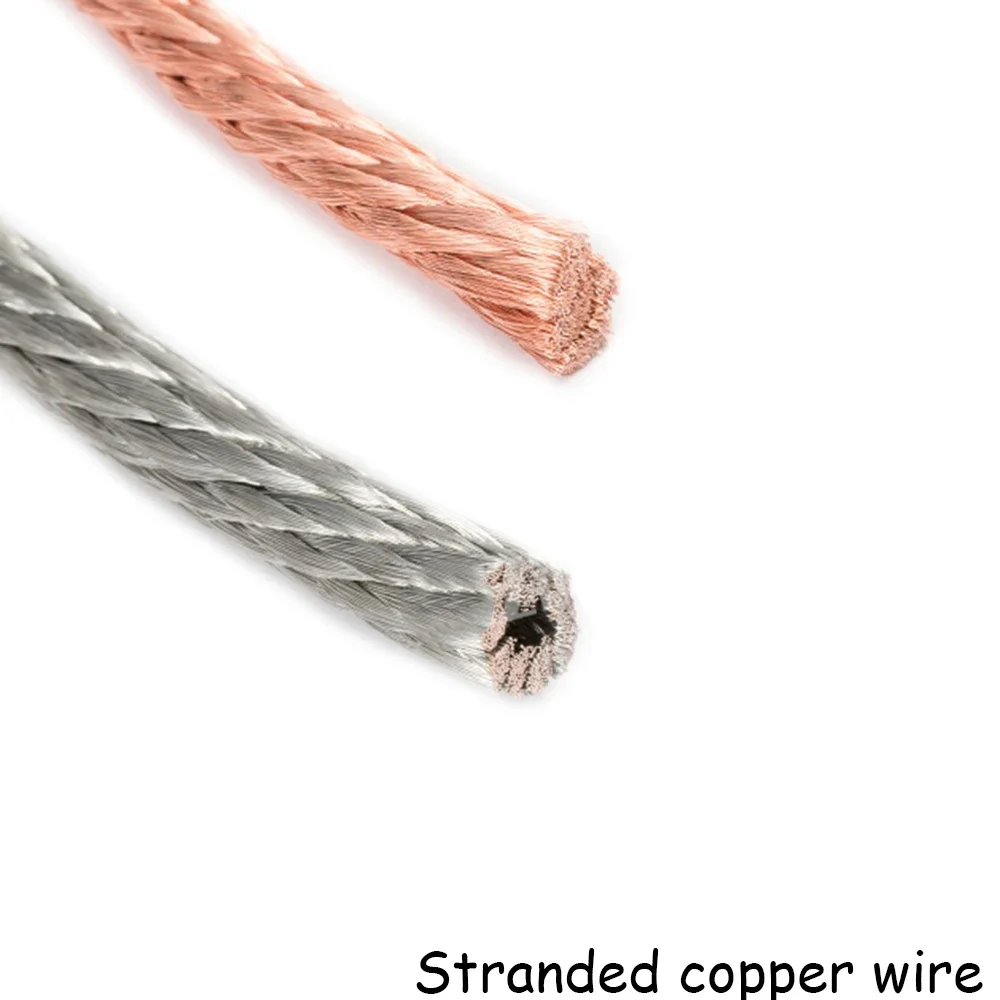 2.5 Square Tinned Copper Strand Wire Copper Conductor Strip Connection Bare Copper Ground Electrical Wire 1m