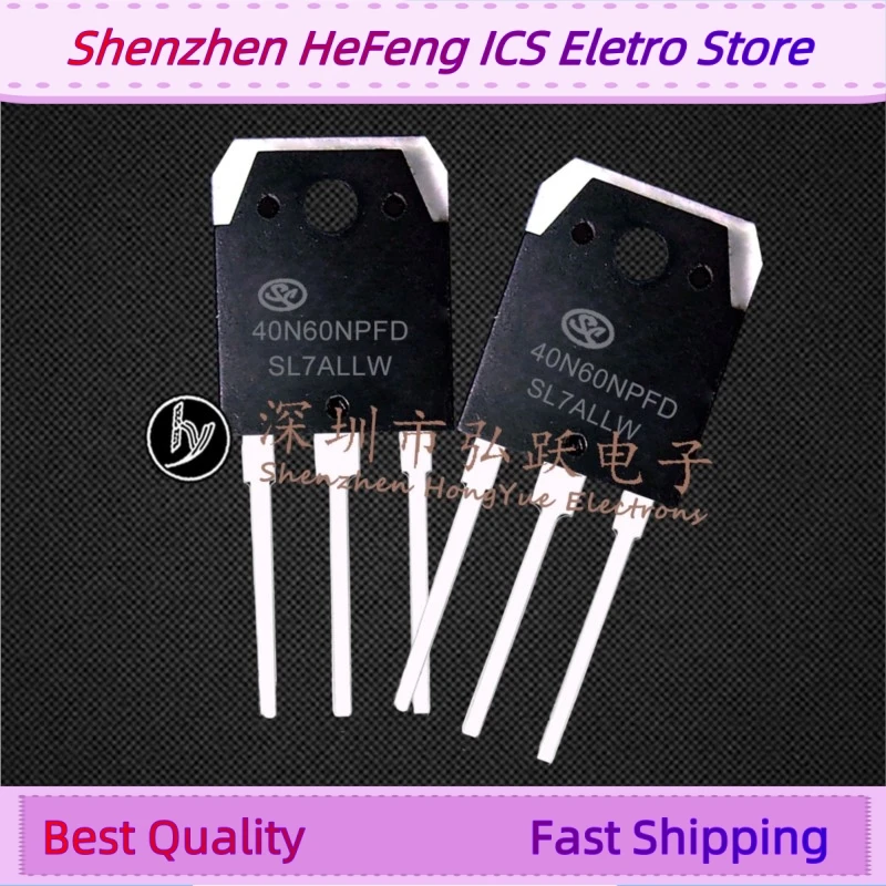 

10PCS -20PCS 40N60NPFD SGT40N60NPFD TO-3P 600V 40A Fast Shipping Quality Guarantee