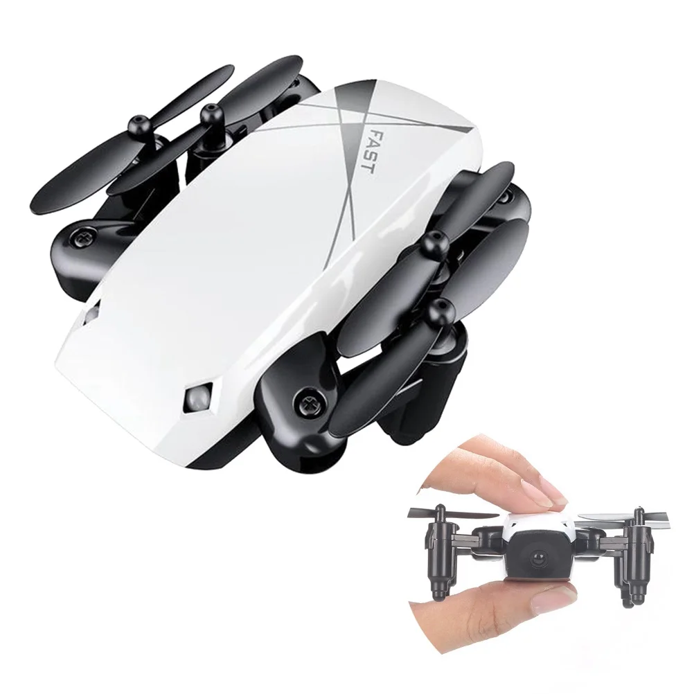 

Mini Foldable Rc Drone 2.4ghz 6- Gyro WiFi Quadcopter White Camera Hold Return 3D Flips