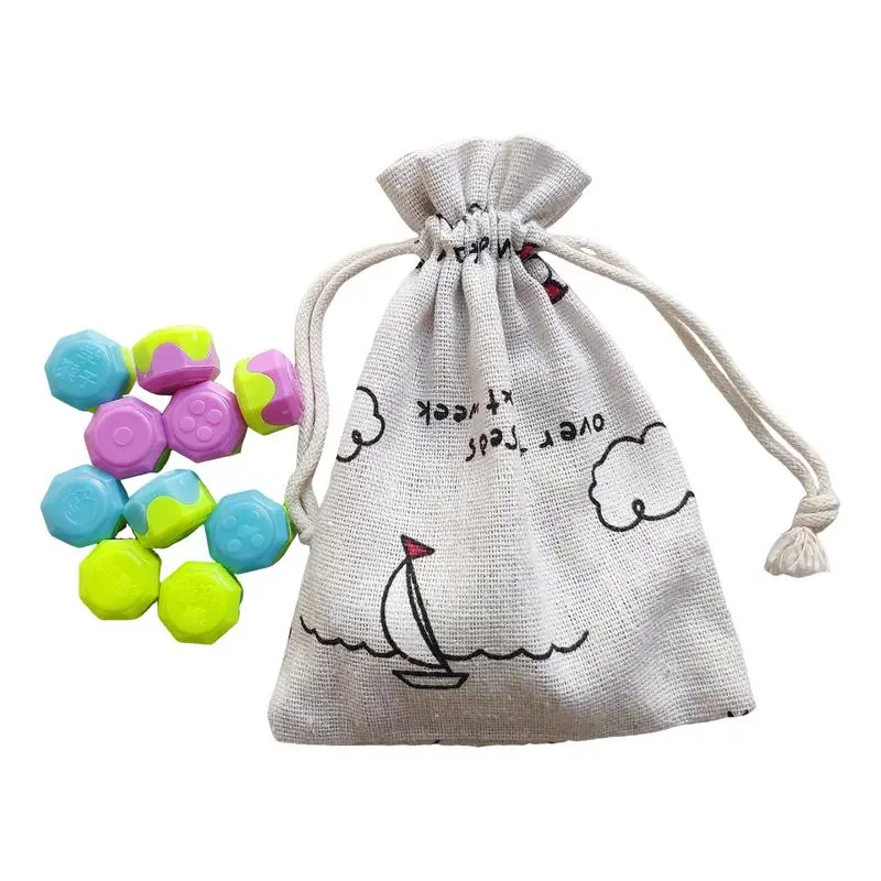 

NEW Korea Traditional Play Game Gonggi Jack Stone Pebbles Set Exercise Colorful Fun Stress Relief Toy 10pcs/box