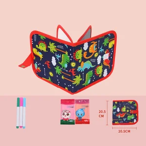 Children Black Framework Educational Magic Games Children's Books Coloring Children Toys to draw 6 sides Delete plates with water 3 pen pens 10 Main Sales Coloring Book - №10