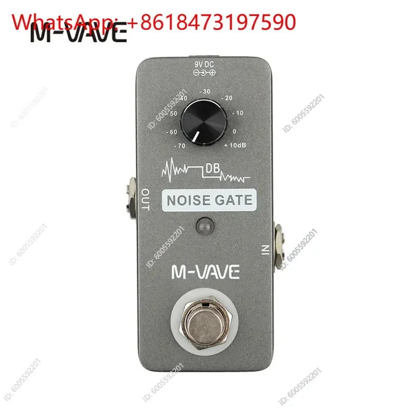 Hot Sale Guitar Effects Pedal Monolithic Noise Gate Delay Overdrive Reverb Recording Loops Multi Effect Processor for