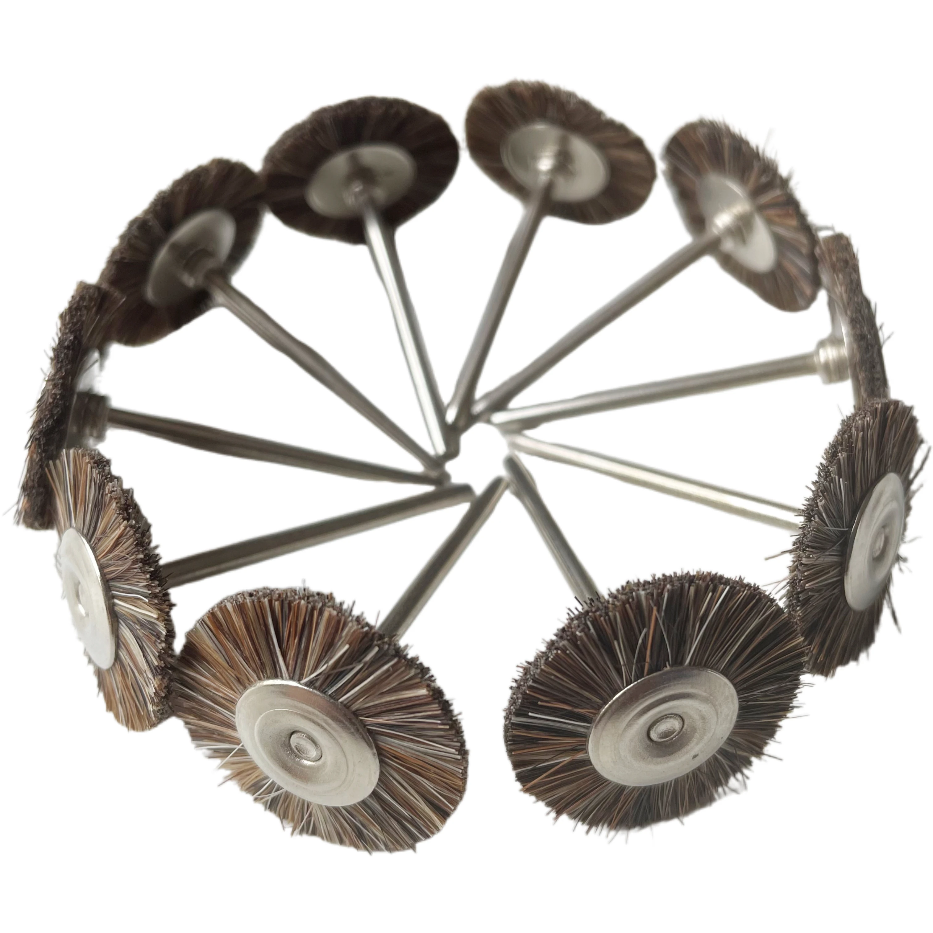 100-個歯科ラボバフ研磨機研磨ブラシホイールロータリーツール-235-ミリメートル