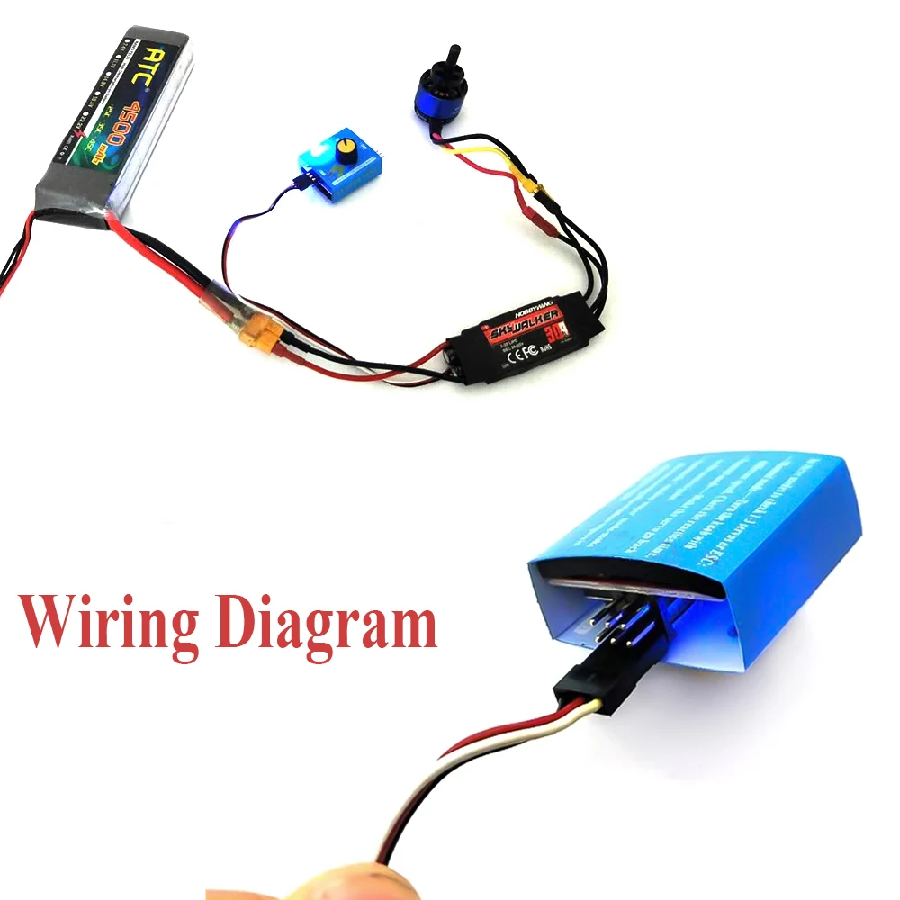 Servo Tester digitale/Tester di consistenza ESC Misurazione dello sterzo per FPV RC Elicottero Aereo Auto Servo Tester Strumento