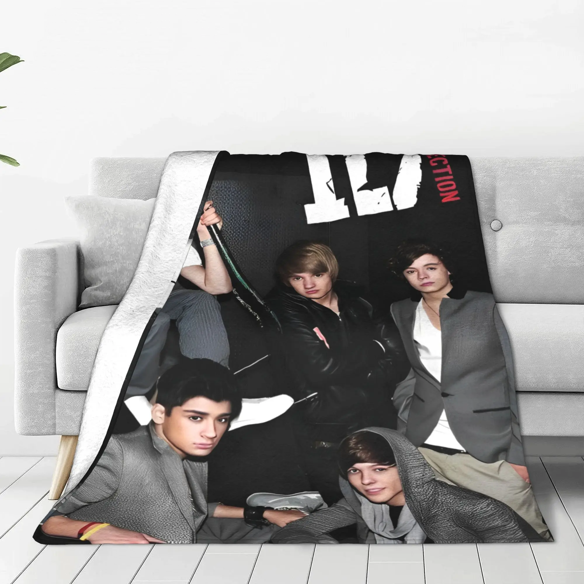 Ones 1D Music Rock Directions Wool Blankets Creative Throw Blankets for  Sofa Bedding Lounge 200x150cm Rug Piece