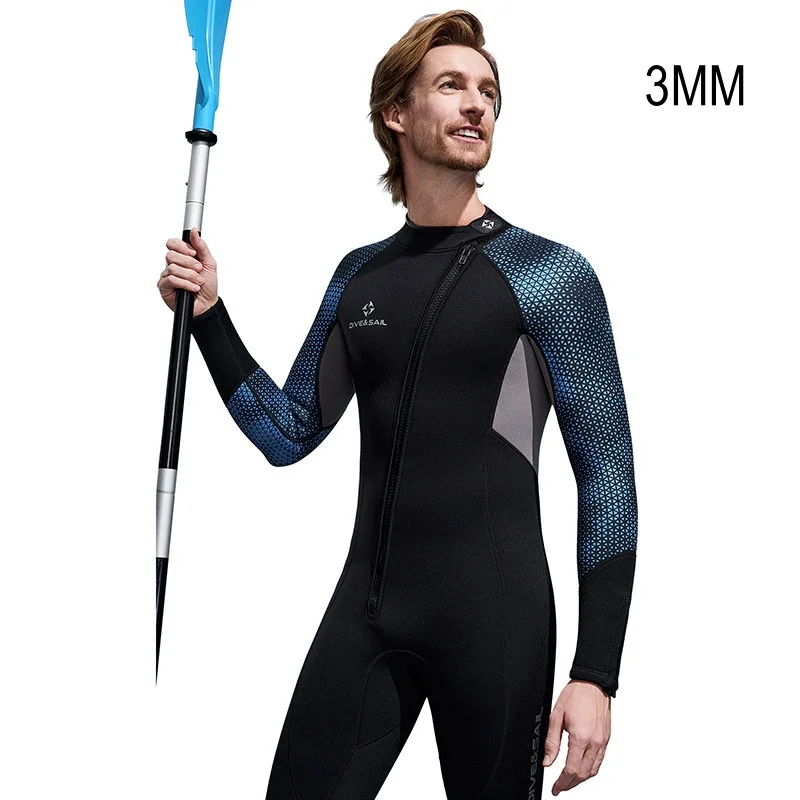 

3MM Men Full Body Scuba UnderWater Hunting Spearfishing Kayaking Swim Diving Suit Neoprene Keep Warm Drifting Snorkeling WetSuit