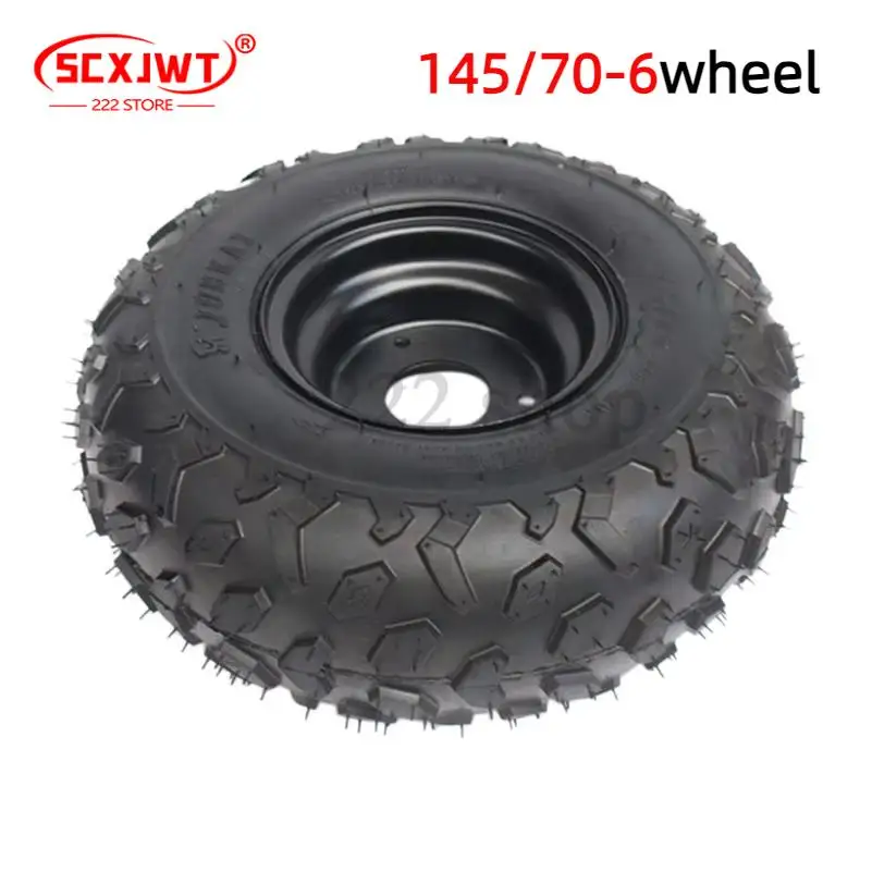 

ATV Tubeless Tires 145/70-6wheel Fit for kart Four Wheel Vehcile 50cc 70cc 110cc Small ATV Front or Rear Wheels