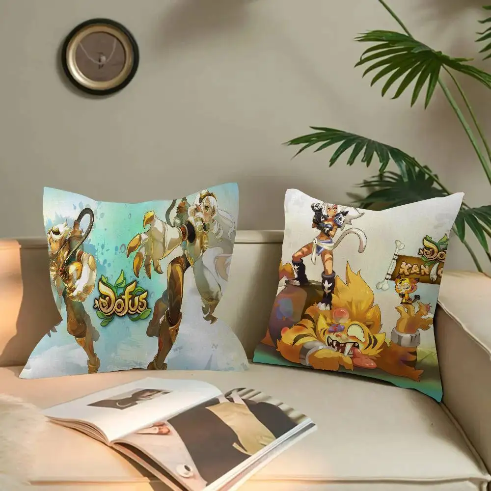 Dofus INS Cartoon Anime Pillow Anime Pillow Sofa Bed Head Pillow Cover Cushion Cover 45x45 cm Fashion