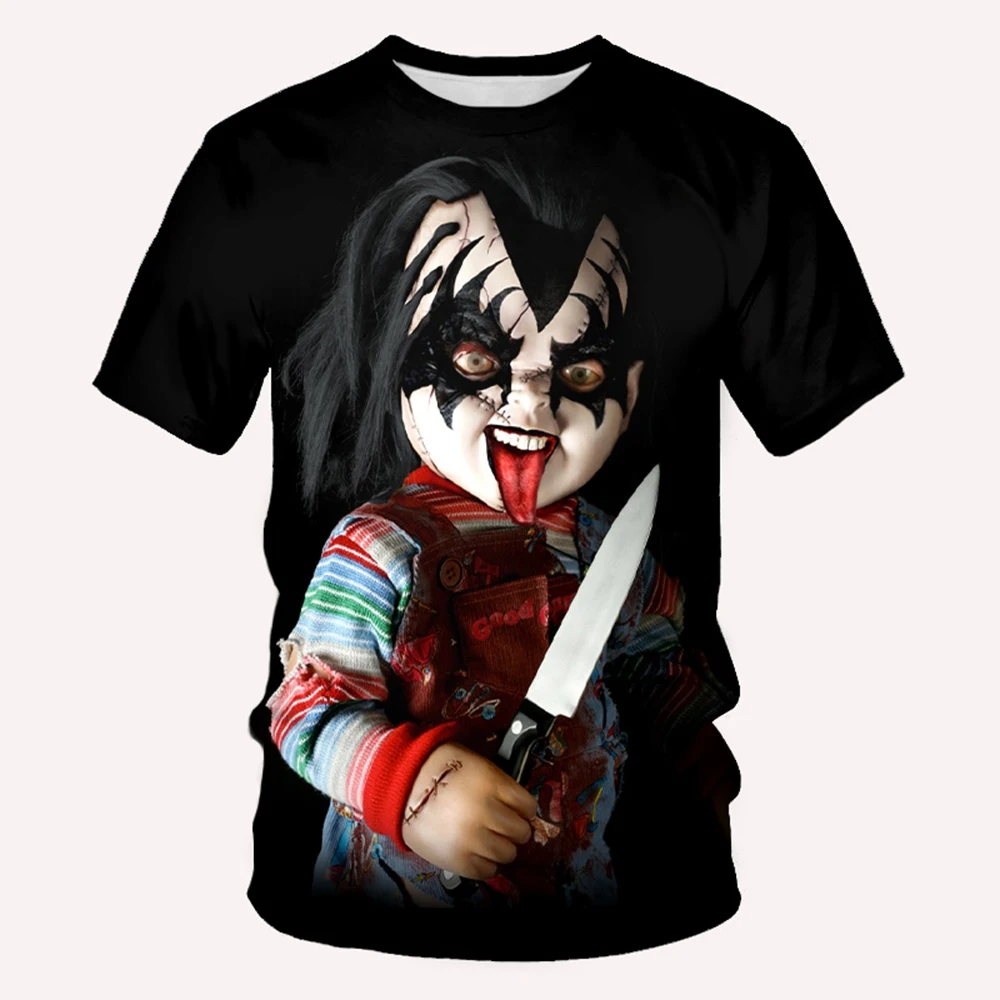 Summer novel and personalized 3D printed movie themed printed pattern neutral casual comfortable short sleeved T-shirt image 4