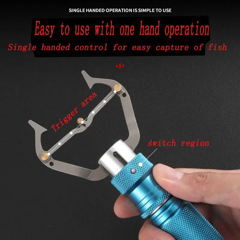 New fishing gear supplies - trigger type fish controller for catching and retrieving fish - Fishing pliers