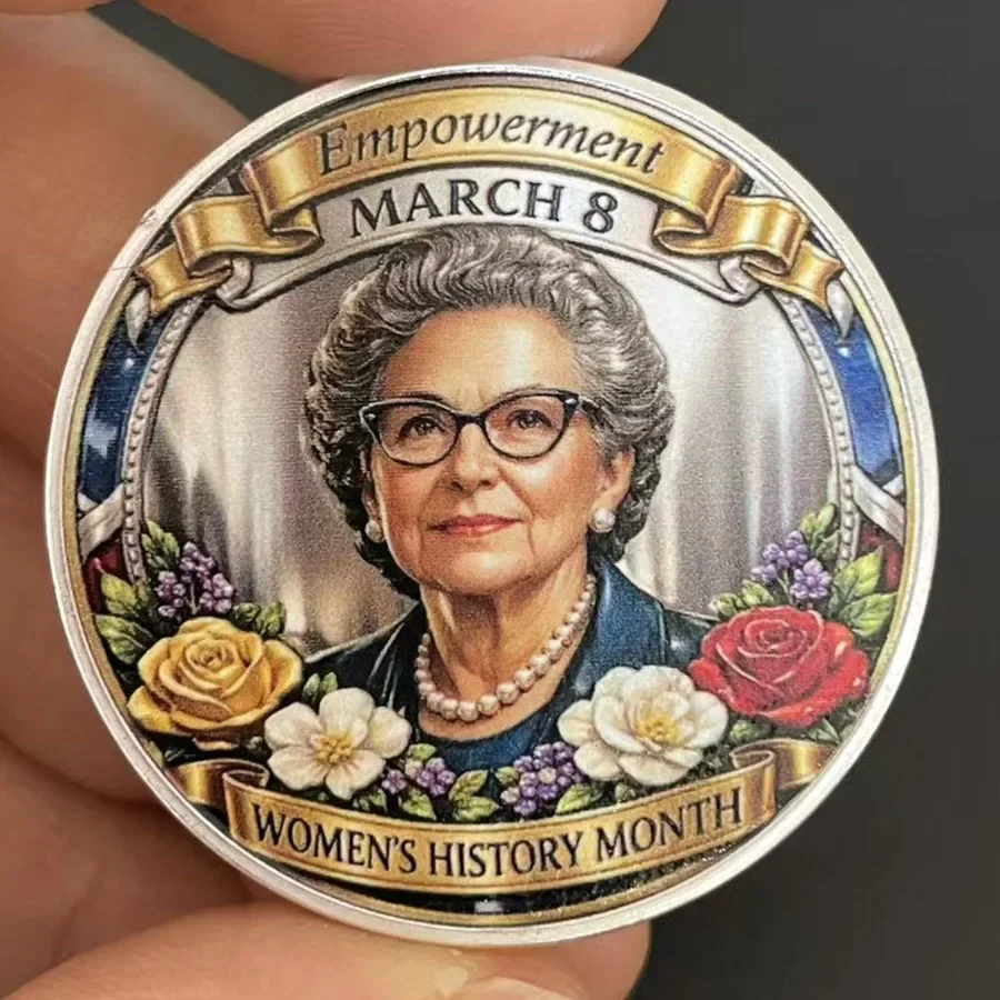 Pièce commémorative de la Fête des Mères, souvenir, collection de pièces commémoratives du mois de l'histoire des femmes