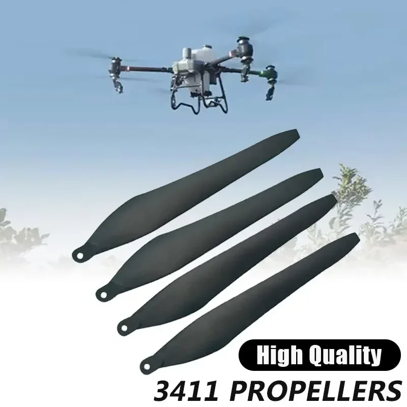 3411 Drone Blades Foldable Propellers Carbon Fiber Plastic Propellers for Hobbywing X9 Power System Agras Drone Parts