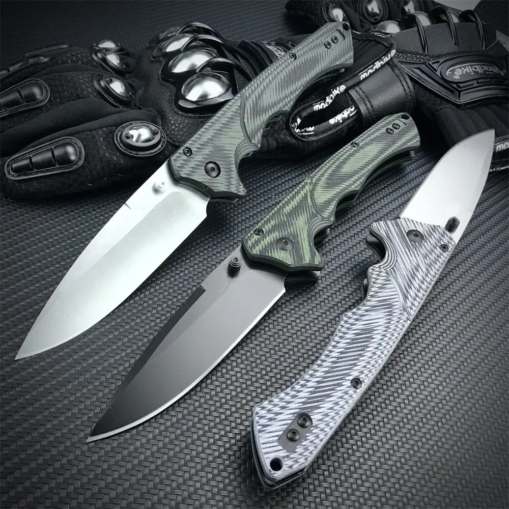 Tactical BM 615BK Rukus Folding Sharp Knife S30V Plain Blade G10 Handles Outdoor Survival EDC Knives Camping Hunting Pocket Tool