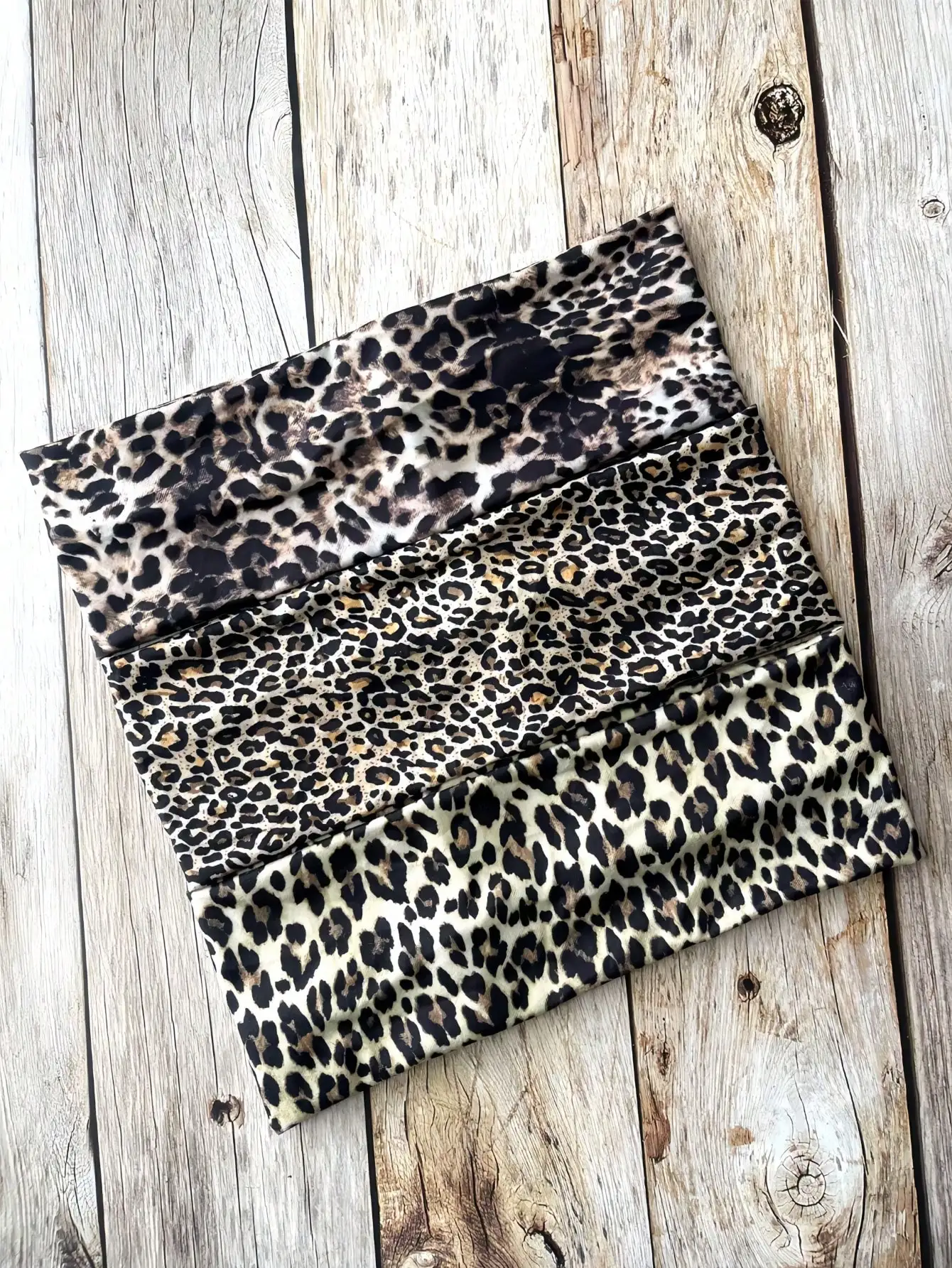 

6/3/1pcs Satin Leopard Print Headbands, Women's Daily Hair Accessories Sweatband, Vacation Headband, Elegant Scarf Headband