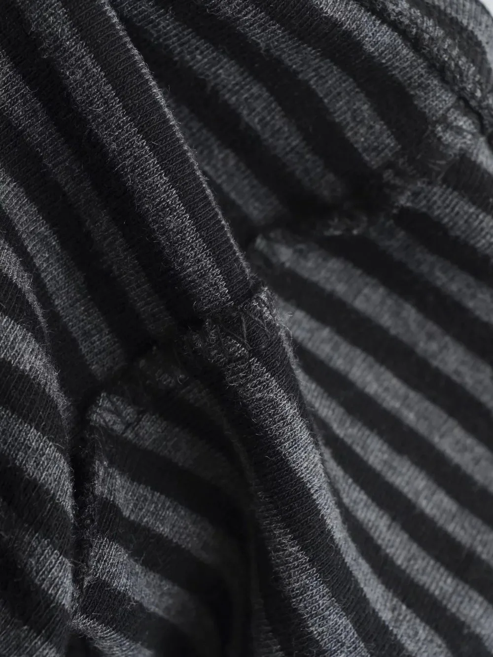 Neue gestreifte Shorts mit niedriger Taille, gestreiftes Muster, hohe Elastizität, lässige Shorts, bequeme kurze Shorts für Damen – Detail 6