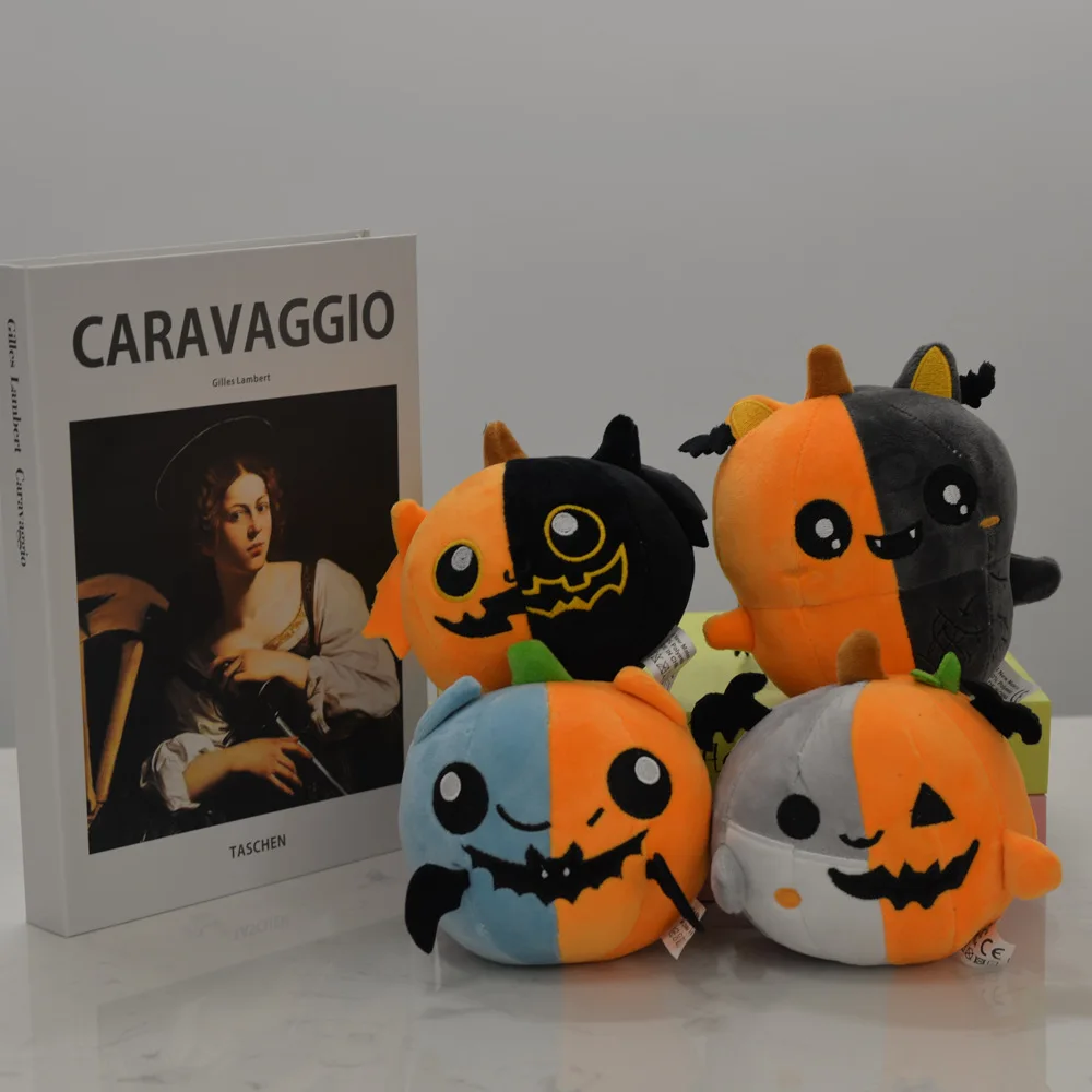 2025年ハロウィンぬいぐるみミニコウモリカボチャぬいぐるみおもちゃかわいい漫画ソフトハロウィン子供ギフト