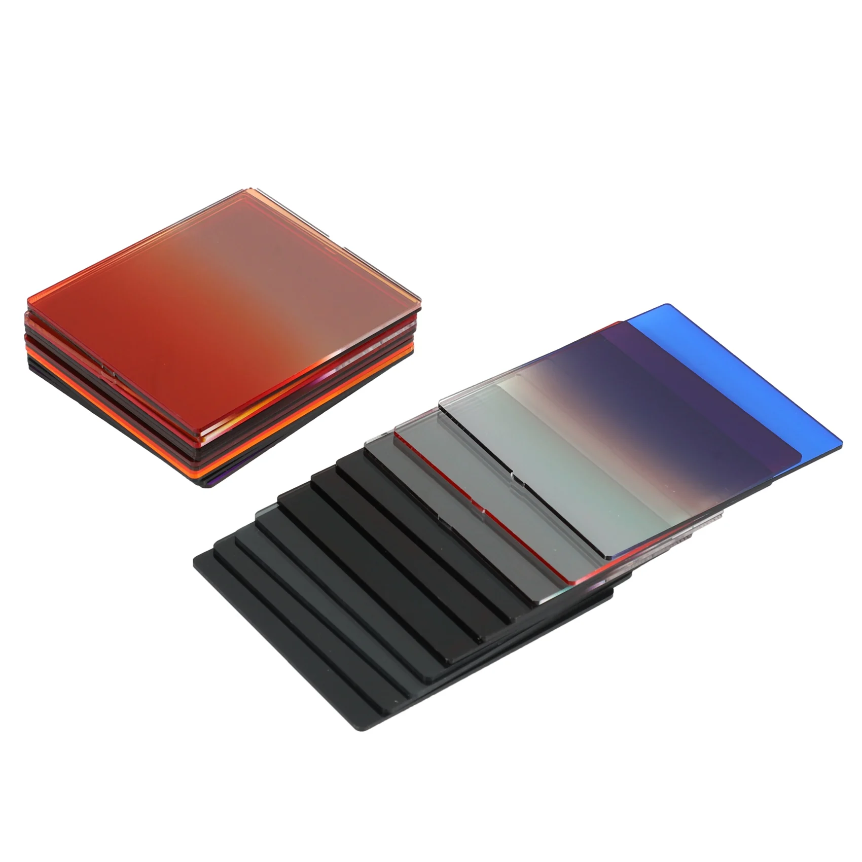 24pcs Square Full + Graduated Filter Set + 9 Size Adapter Ring Filter Holder for cokin p series LF78