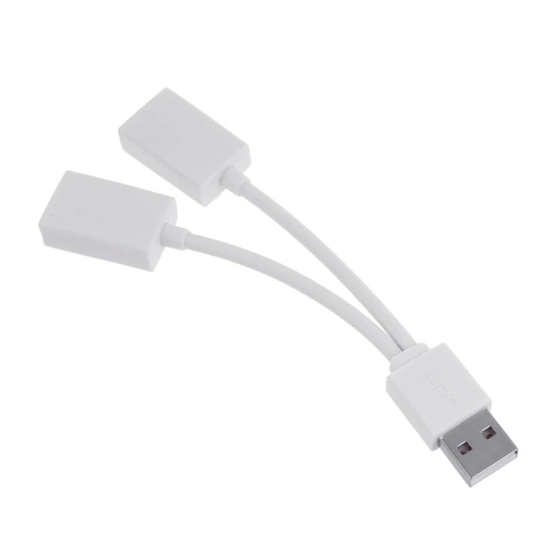 USB Cable Splitter Phone Adapter USB to USB 2.0 Adapter with Data & Charging Dropship