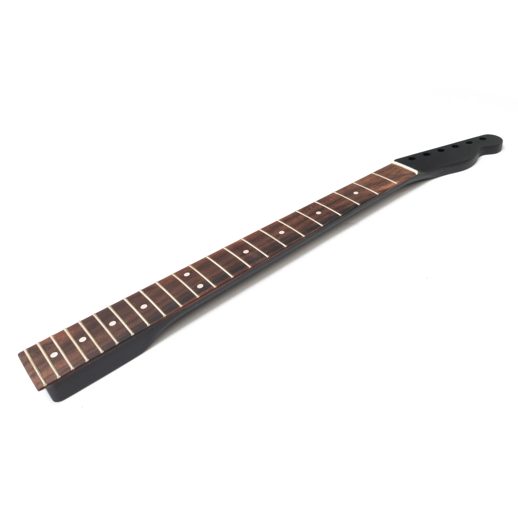 

Electric Guitar Neck Canadian Maple with Rosewood Fingerboard, 22 Medium Jumbo Frets Matte Black Back Finish For Tele