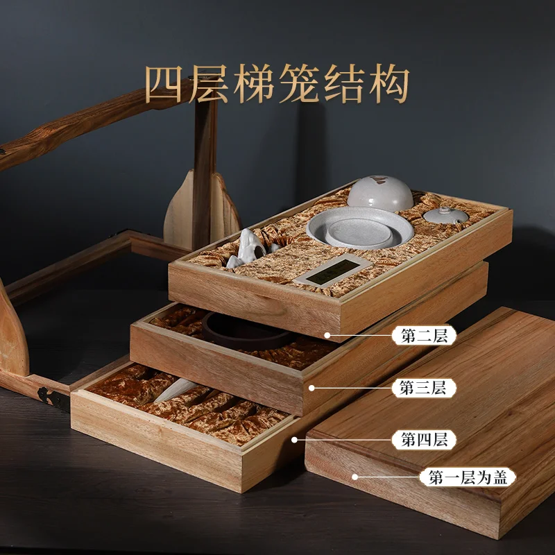 Study Four Treasures Set Professional Gift Box Boutique High-end Brush Inkstone Calligraphy Special Pen, Ink and Paper Inkstone