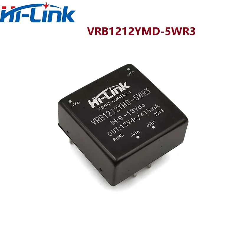 スマート家電電源モジュール,高効率,5w,12v,DC-DC, VRB1212YMD-5WR3,送料無料,新品,2個