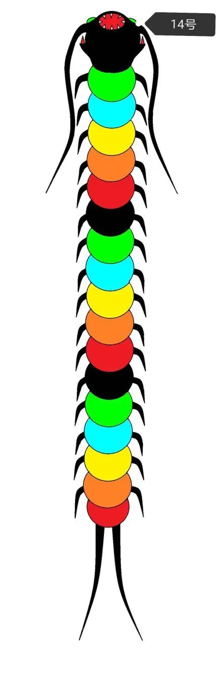 Nieuwe Collectie 18M Duizendpoot Vlieger Hanger Lijn Wasserij Zachte Opblaasbare Kite