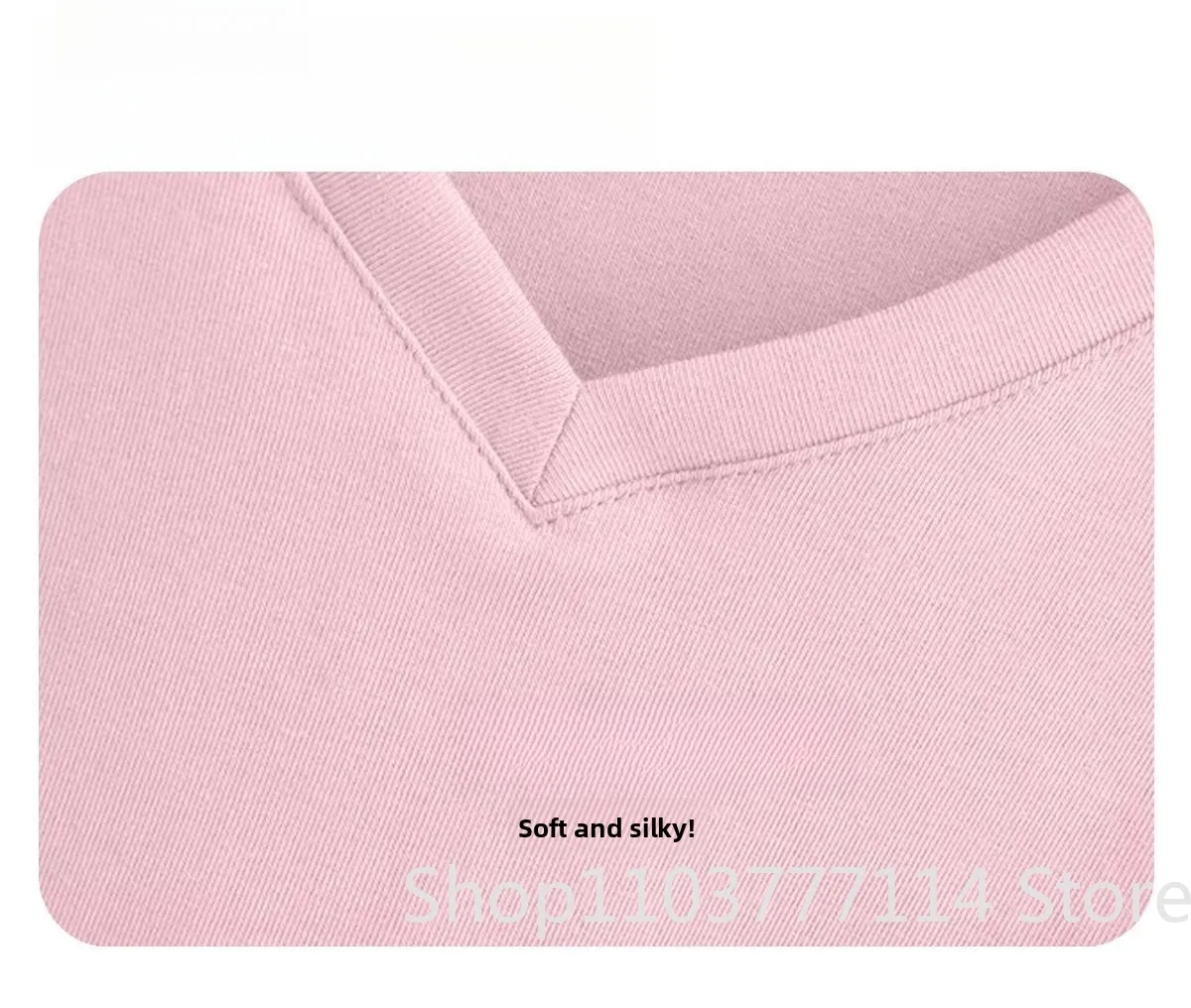 Summer Women's Short Sleeved T-shirt Solid Color Slim Fit V-neck Lightweight and Slimming Casual Versatile Basic Women's Top