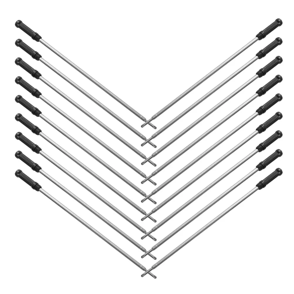 

50Pcs Ballpoint Pen Refills Black Ink Metal Refills for Twist Pens Replacement for Office School Business Use Metal Pen Refill