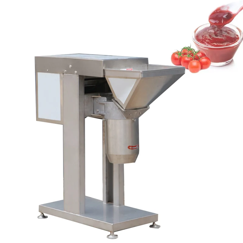 Automatic Commercial Chili Onion Vegetable Carrot Fruit Ginger Garlic Paste Mincer Mincing Crusher Crushing Maker Making Machine