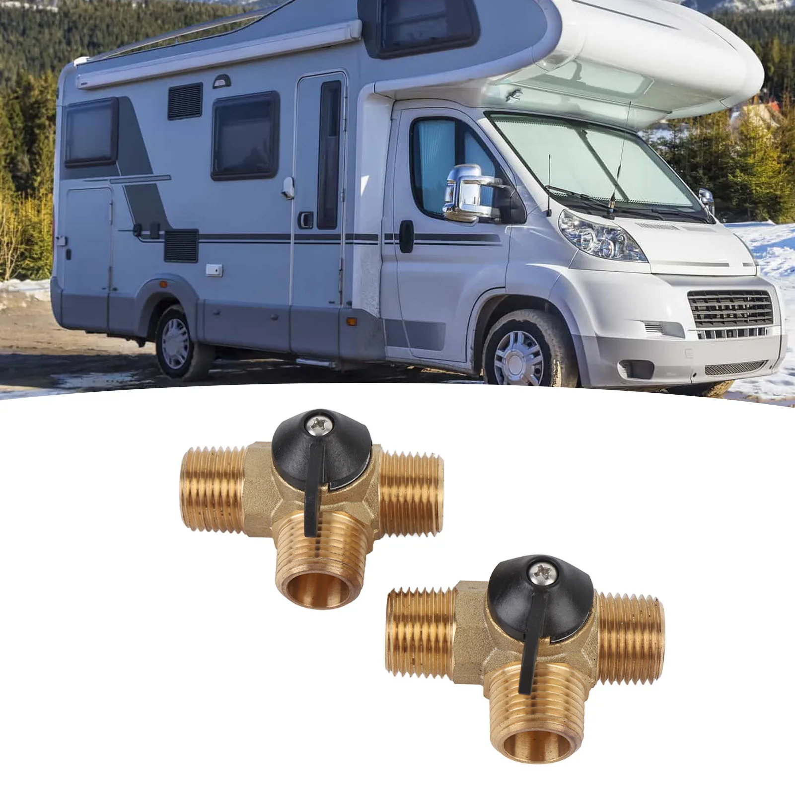 RV 12 بوصة طقم خرطوم معزز RV سخان المياه تجاوز عدة هيكل قوي النحاس 12 بوصة خرطوم معزز وتركيبات لليخوت