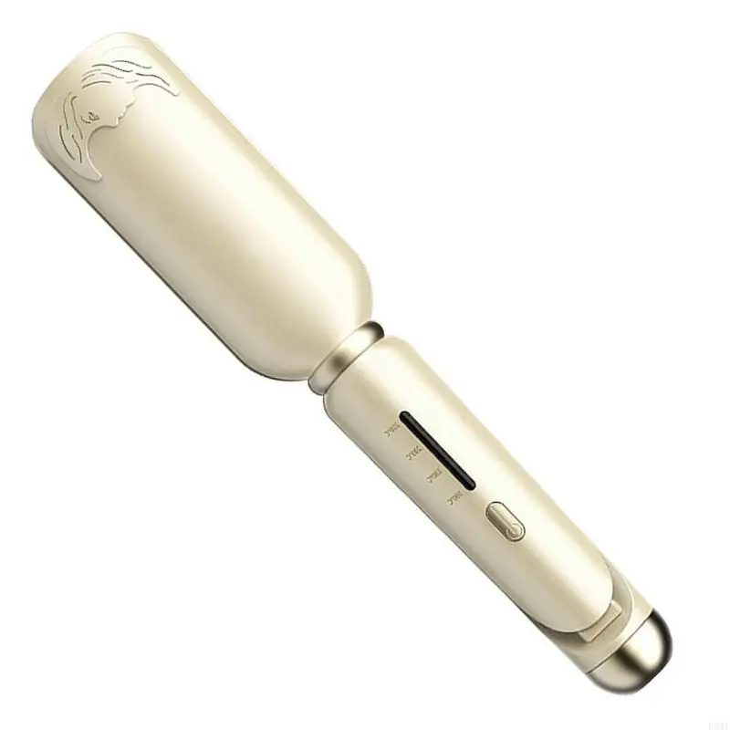 

R3MF Waver Curling Iron Anti-Scald Hair Cramper, 2 баррелей Ионно-волнистые волосы, быстро