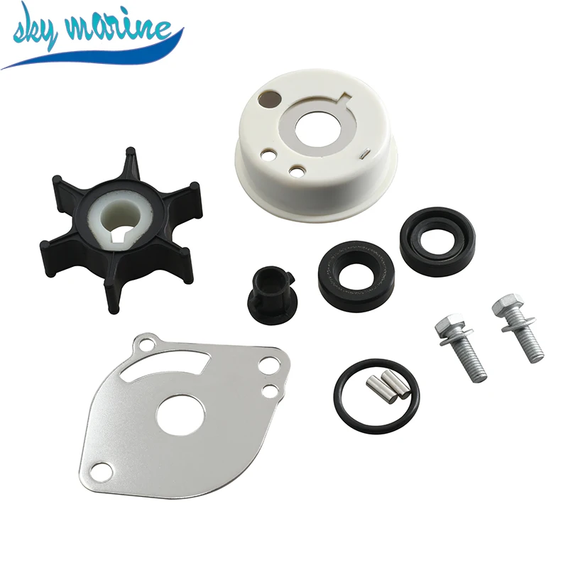 6A1-W0078-02 Water pump repair kit - white shell For Yamaha Outboard Motor 2T 2HP 6A1-W0078 6A1-W0078-00 Marine accessories